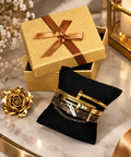 Women’s Gold Bangle Set
